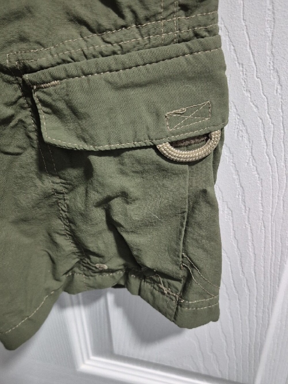 Columbia Olive Green Packable Outdoor Shorts - Picture 4 of 6